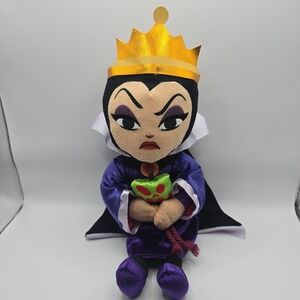 Disney Villains Evil Queen Plush Doll‎ Toy with Apple Snow White Collection